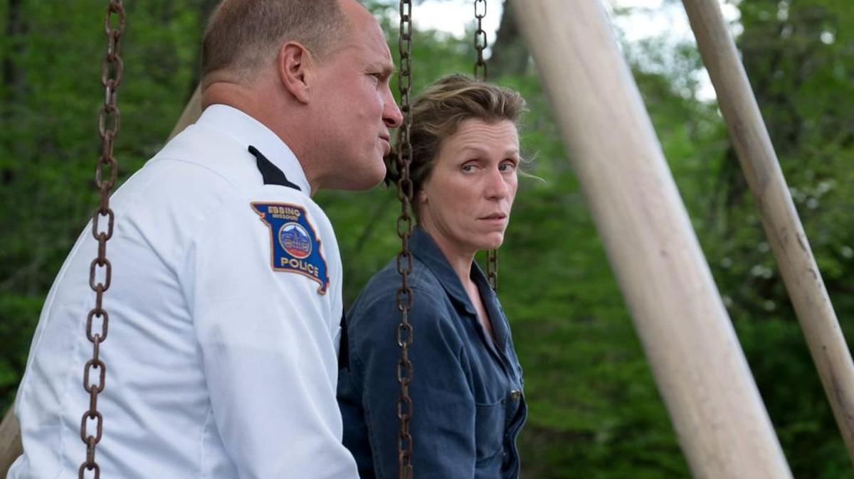 Woody Harrelson and Frances McDormand in “Three Billboards Outside Ebbing, Missouri.”