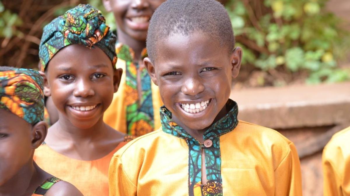 
African Children’s Choir peforms Friday.
