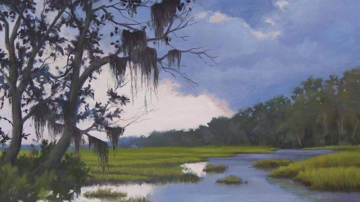 This work by York County artist Holly Glasscock will be among works Carolina Scenes by Todd Baxter and Glasscock will be on display at Belton Center for the Arts in Belton.