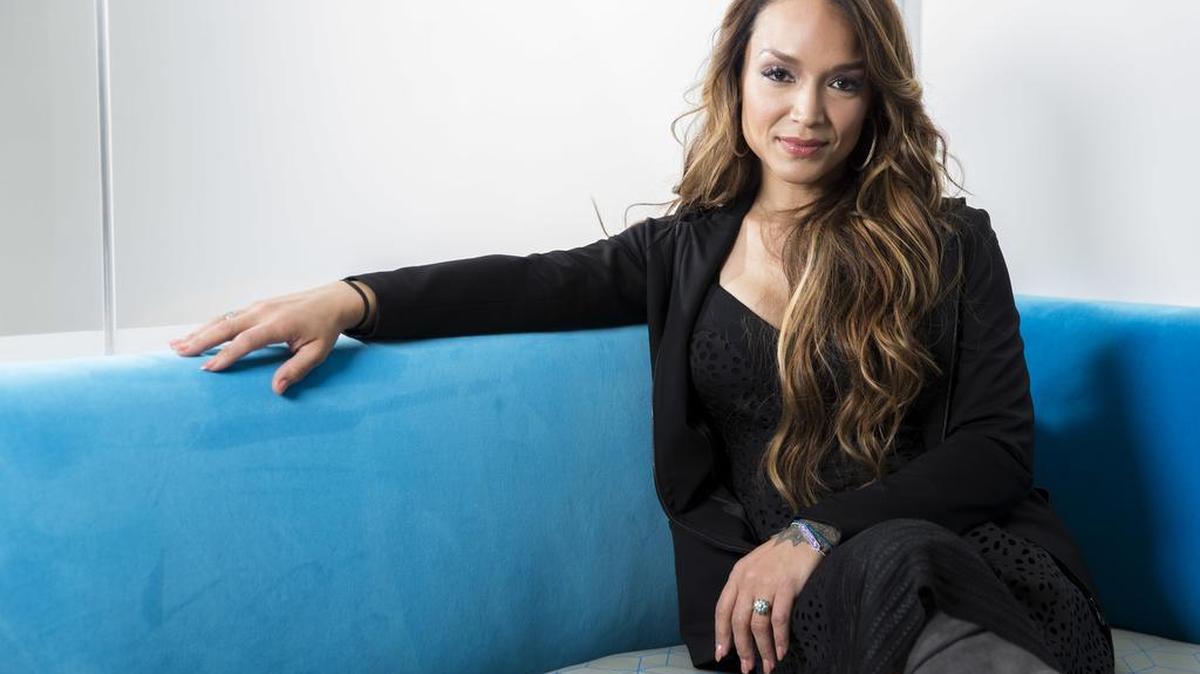 Mayte Garcia, first wife of the late pop singer Prince, poses for a portrait to promote her book, “The Most Beautiful: My Life with Prince.”