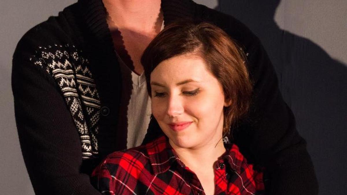 Trey King and Caitlin Byrne in ‘Almost Maine.’