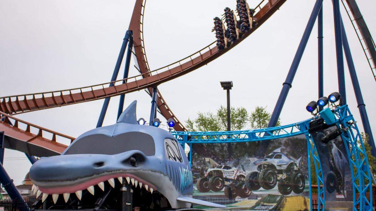 Monster Trucks will be on display at Carowinds Sept. 11-Oct. 10.