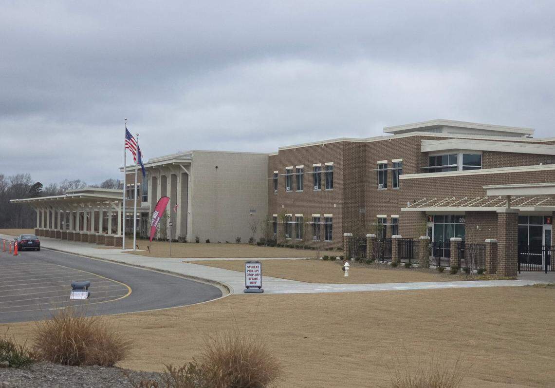 Flint Hill Elementary School closed today after a second chemical spill at nearby Silfab Solar in Fort Mill, SC today, Thursday, March 5, 2026. Kids at the school were evacuated and buses were diverted to Pleasant Knoll Elementary where parents came to pick up their children.