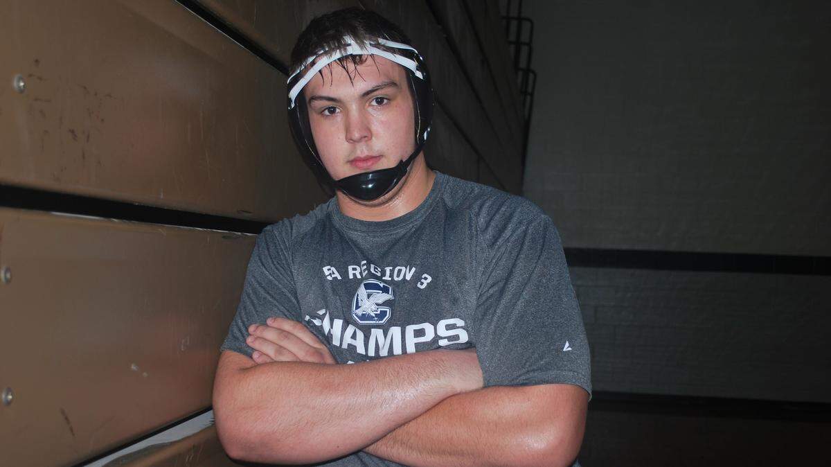 Clover heavyweight Zach Blanchard will be competing for a spot in the 5A state wrestling tournament in Anderson with his eye on winning a state title.