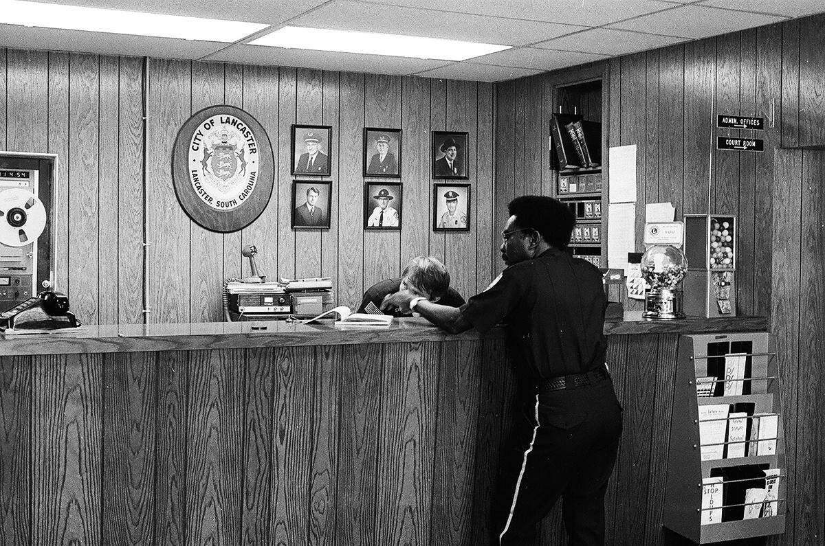 This is the view that would have met Jim Duncan when/if he walked in the front door of the Lancaster police station on Oct. 20, 1972.