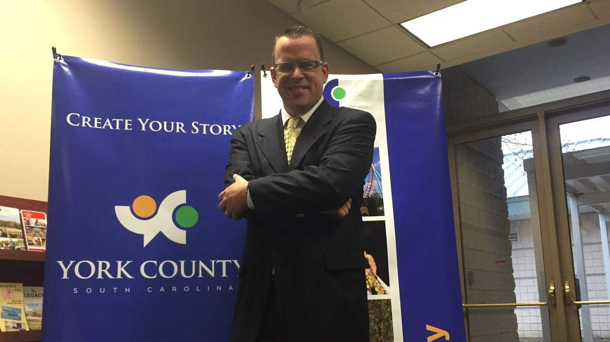 Billy Dunlap is offering ideas on new options for funding Visit York County.