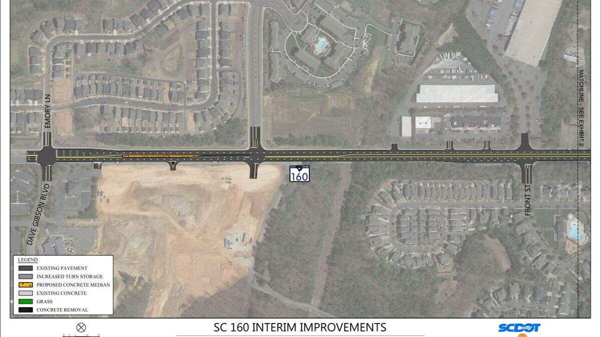 Fort Mill SC road fix planned on 160 at Kingsley and Baxter | Rock Hill ...