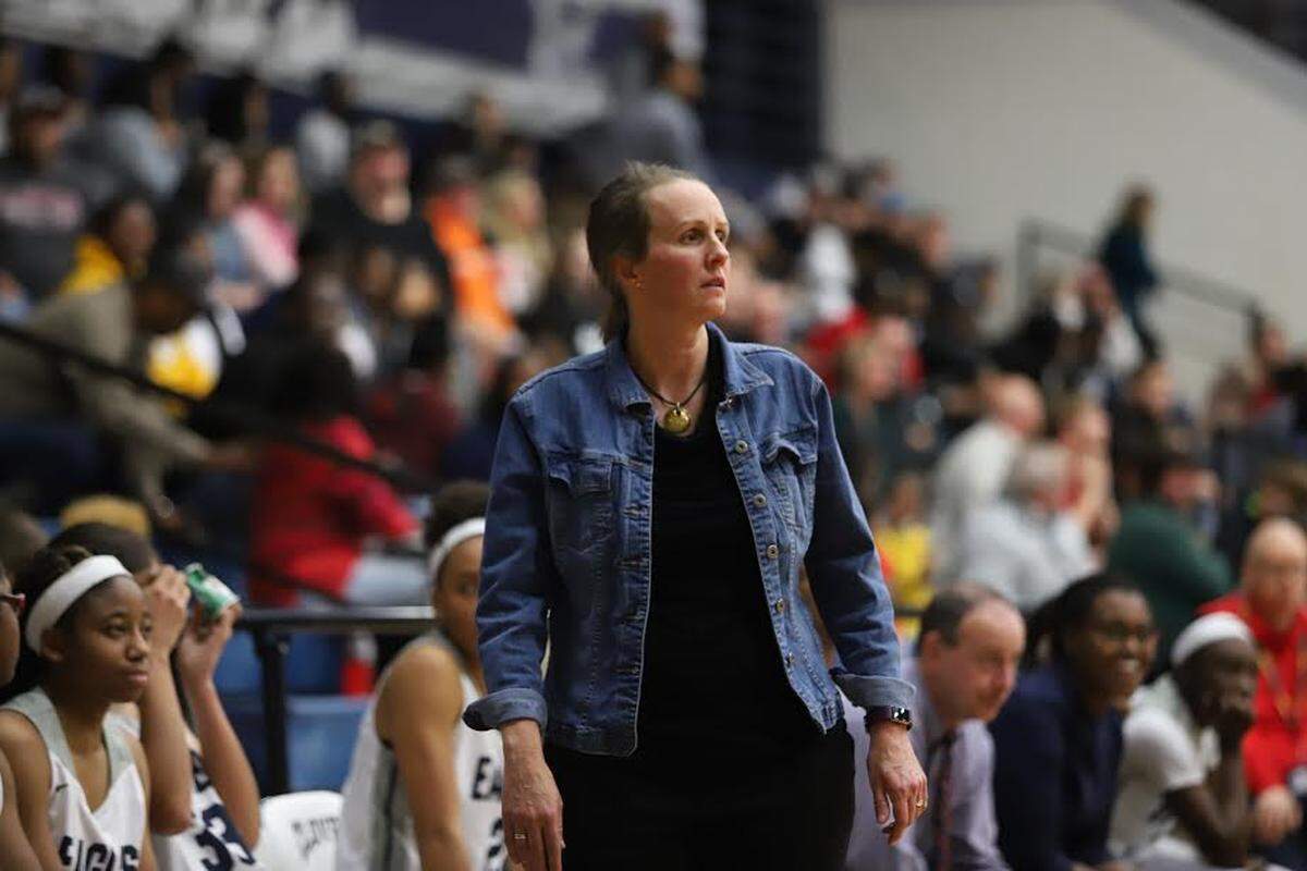 Clover High School coach Sherer Hopkins earned her 300th career victory in a 58-43 win over Virginia High School on Dec. 20.