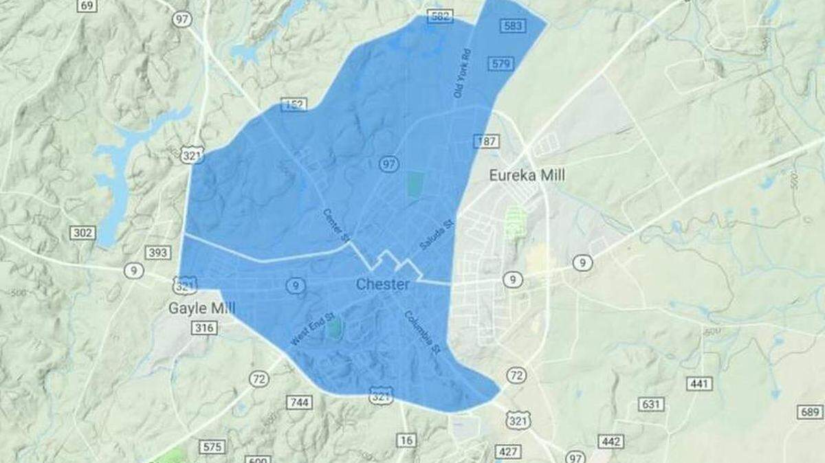 There are two opportunity zones designated in Chester.