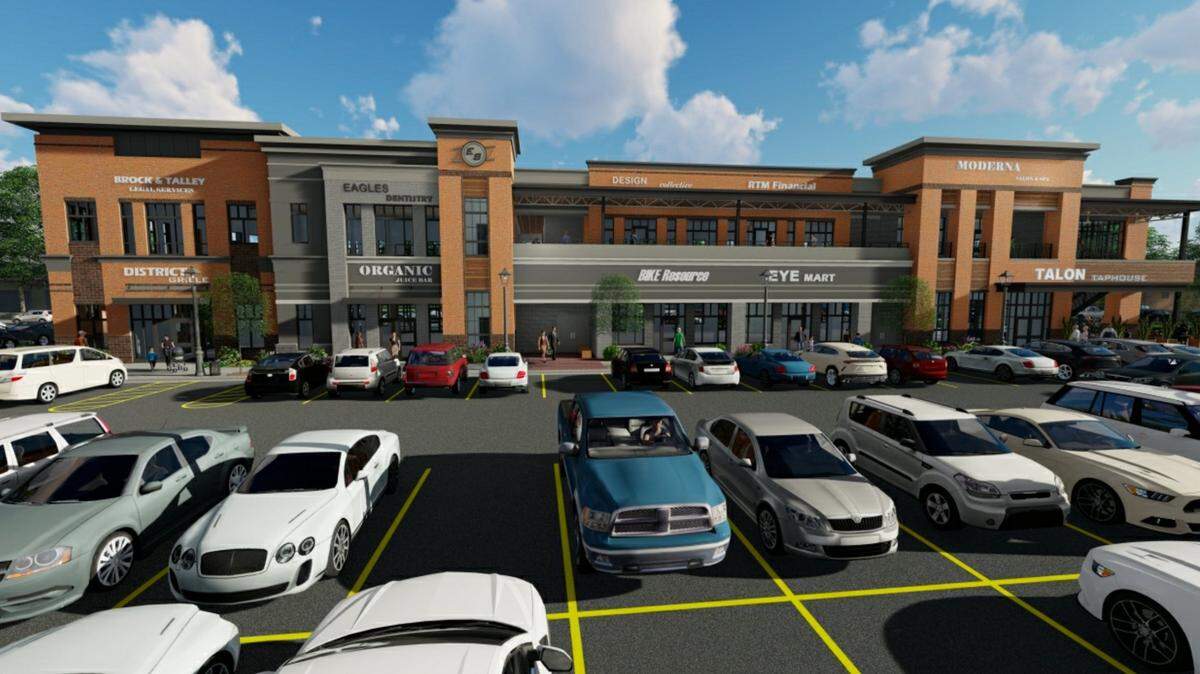 The Warren Norman Company is transforming the old Coke building on Cherry Road in Rock Hill into a new retail development, known as The Perch.