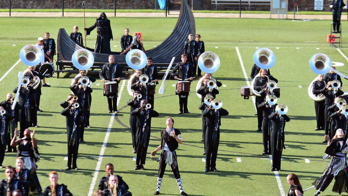 The Nation Ford High School band performs at the Olde English Festival of Bands Saturday in Rock Hill. The school won “Grand Champion” at the event, hosted by the Rock Hill high schools.