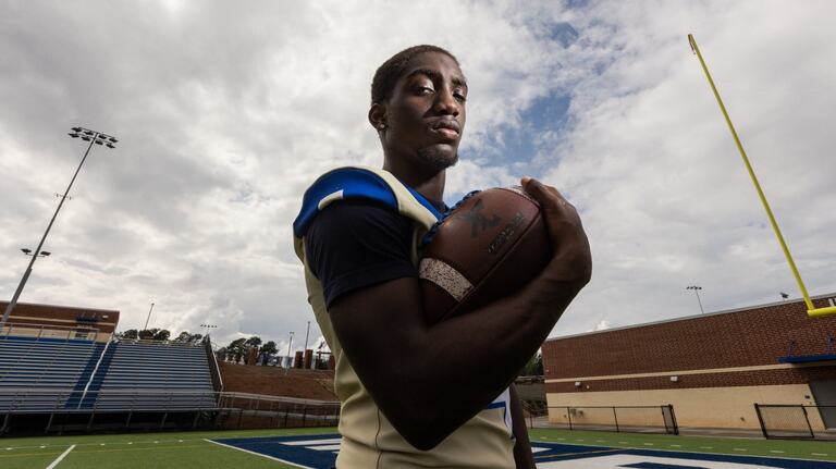 His biggest fan is gone, but Indian Land’s Jamol Horton keeps on running