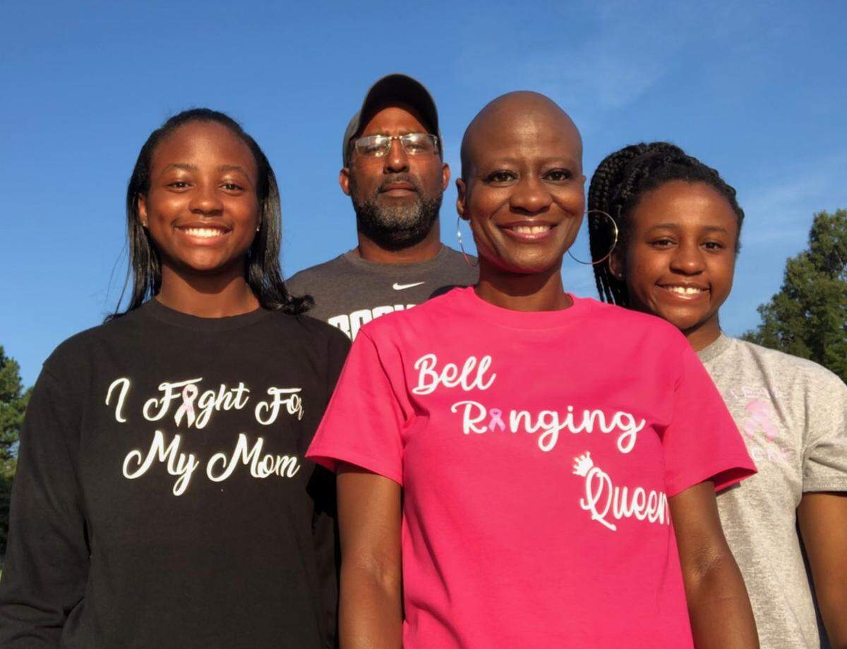 Jackie Jones found support in her daughters and husband when she underwent chemo in February 2020.