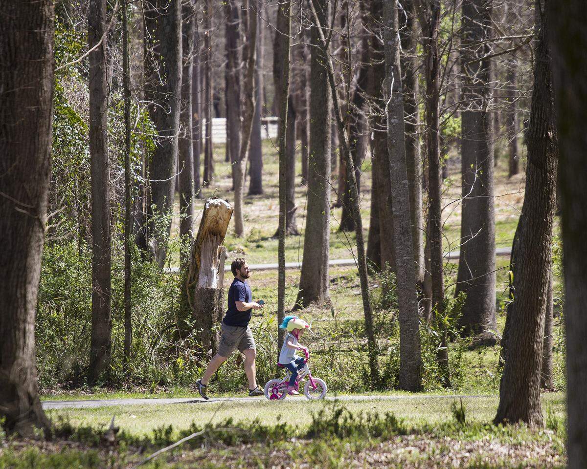 A riverfront trail is a main draw at Riverwalk, which combines homes and commercial areas on the Rock Hill side of the Catawba River.