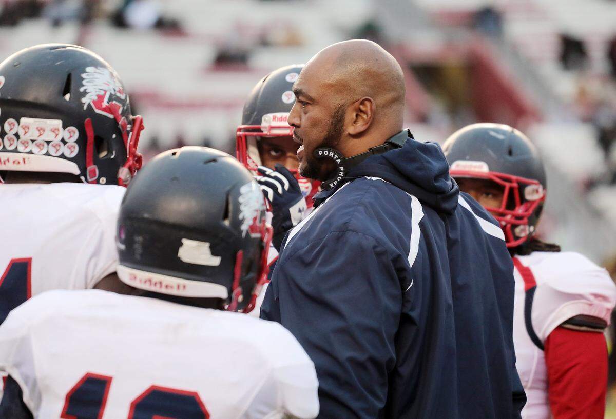 Chester varsity football coach Victor Floyd.