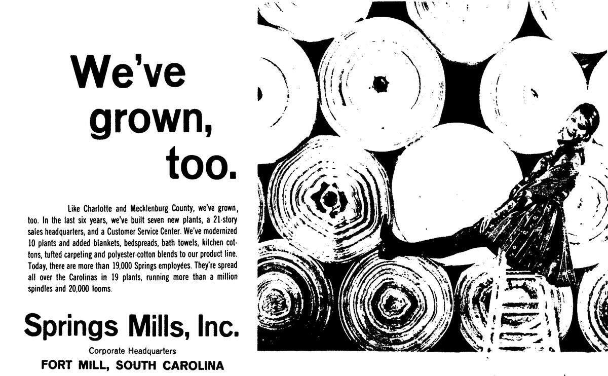 Springs Mills Inc. dominated Lancaster in overt ways, especially economically, but the company also worked behind the scenes to maintain peace and order between the races in town.