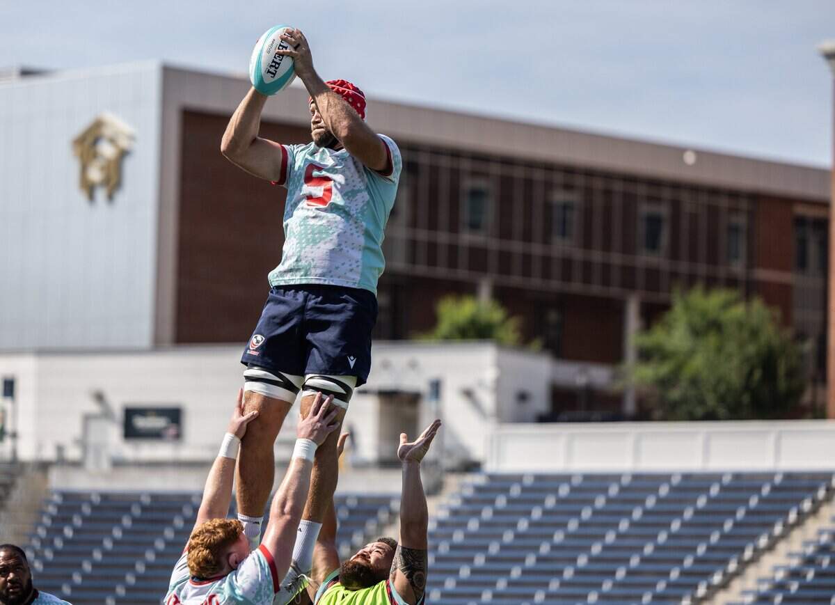 Jason Damm practices at American Legion Stadium in Charlotte on Friday.