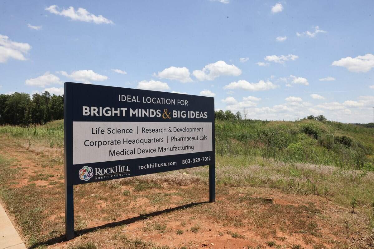 Construction is expected to start this year on a $1.5 billion corporate headquarters facility in Rock Hill, at the former Carolina Panthers headquarters site off Interstate 77. The repurposed site could eventually attract up to 1,200 direct jobs through tech and life sciences innovation
