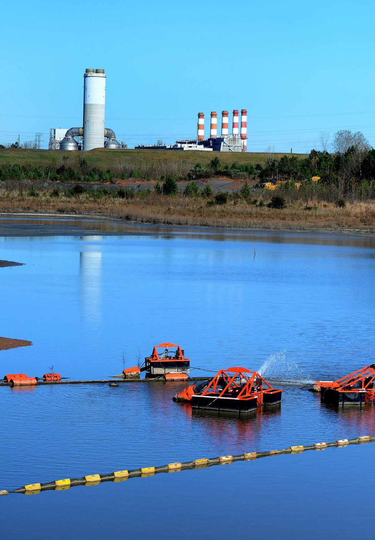 Water will be removed from the polishing pond as part of restoring the property at the Allen Steam Station. Open since 1957 the G. G. Allen Steam Station, a 1.140 GW coal-fired electricity generating facility in Belmont on Lake Wylie, is being decommissioned.