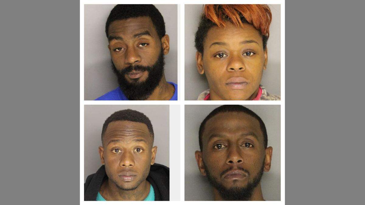 Clockwise from top left: Malcolm Eugene Belk, Aikiriea Okeishai Crockett, Travis Phillip Miller, Danquinton Lamar Johnson