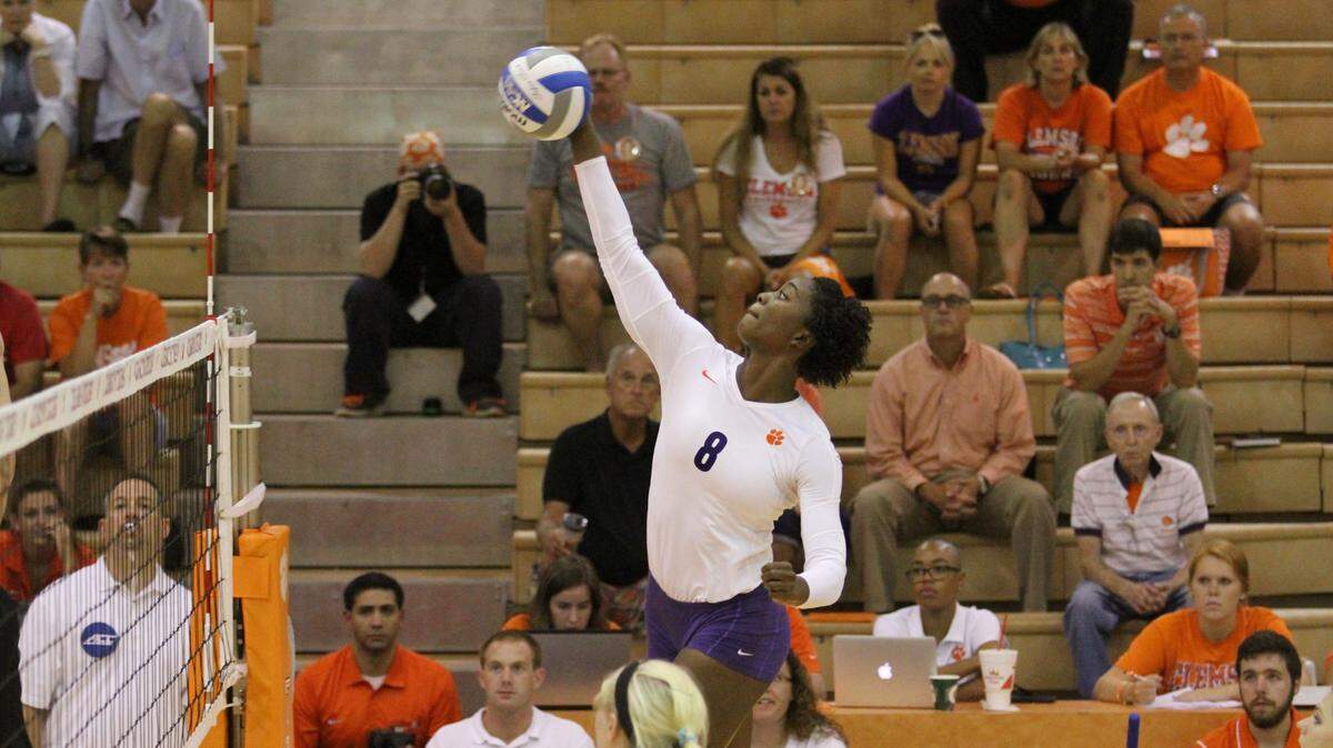 Karis Watson starred at Rock Hill High before playing college volleyball at Clemson. She's now playing professionally in Sweden.