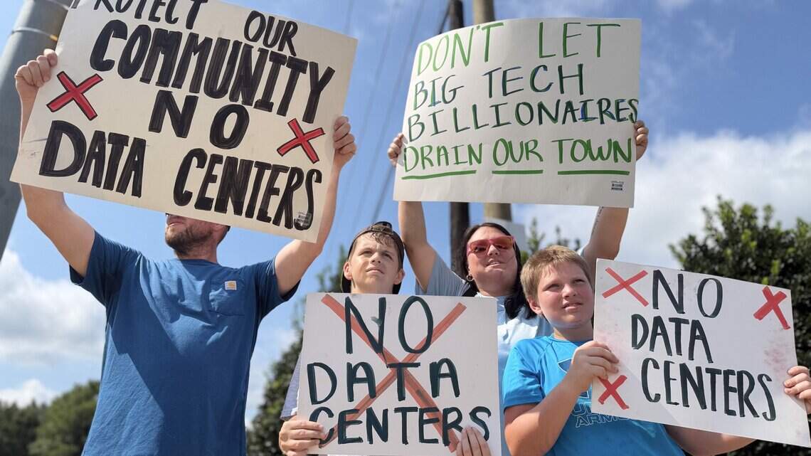 Chester residents protest data center development: ‘Where does it end’