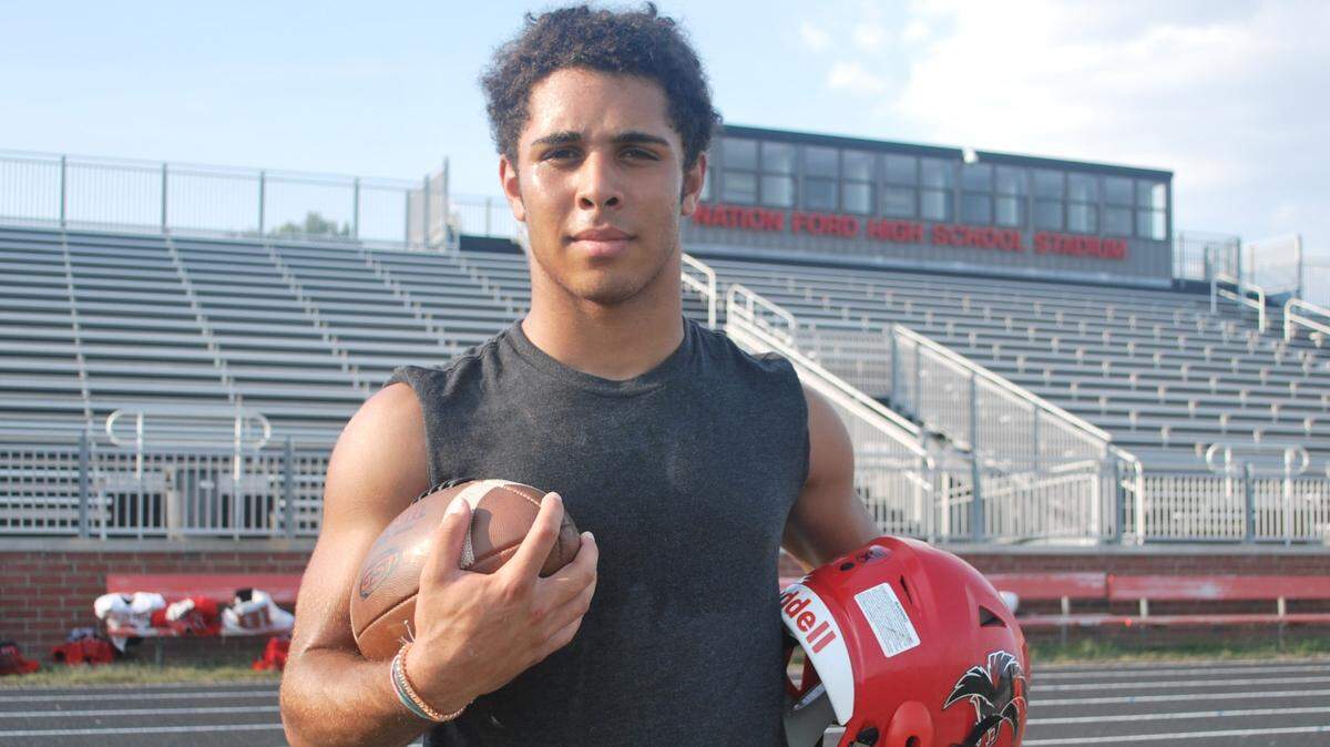 Nation Ford’s Nathan Mahaffey has been the Falcons’ go-to player over the past two seasons and has changed Nation Ford from a mostly passing team to a mostly running team.