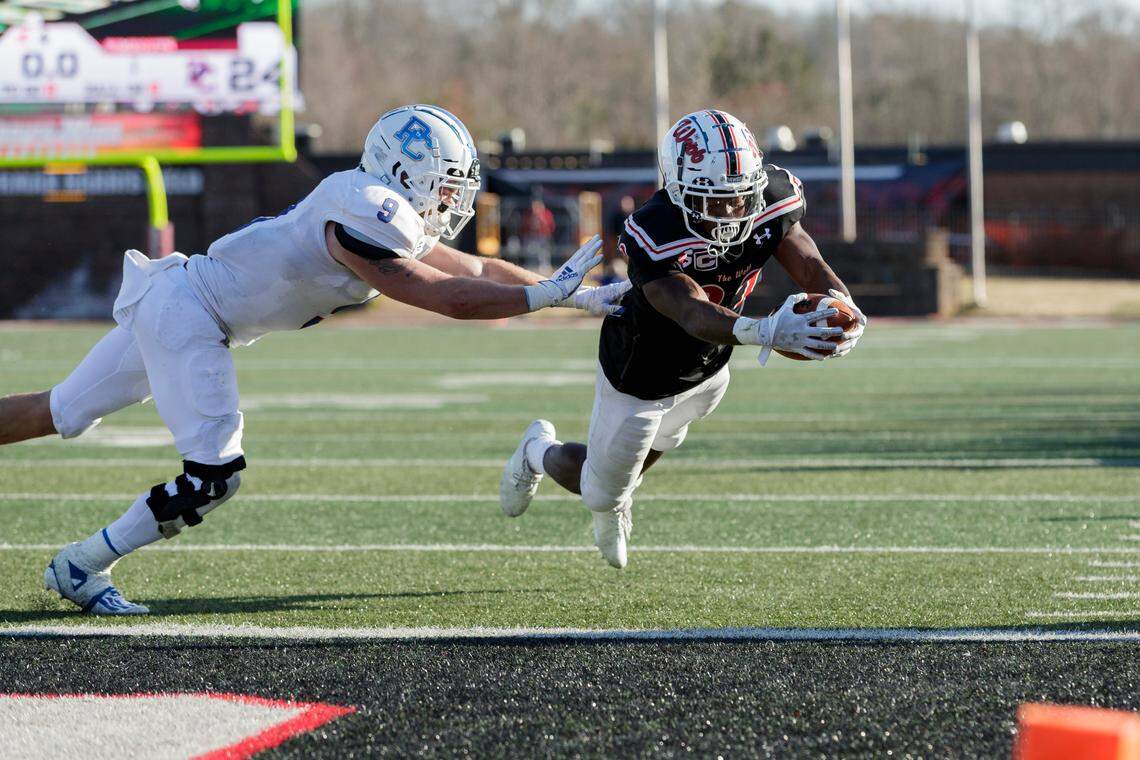 Gardner-Webb takes on Presbyterian in Big South Conference football action at Ernest W. Spangler Stadium on Saturday, March 06, 2021 in Boiling Springs, North Carolina.