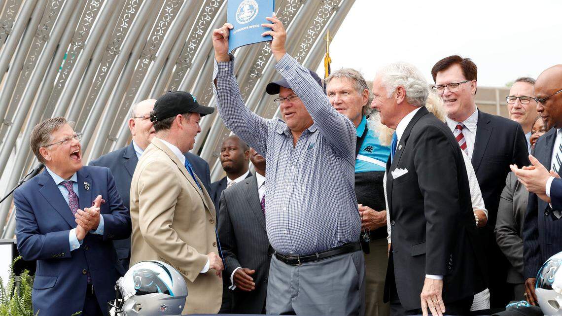 ‘Welcome to Rock Hill’: Carolina Panthers make move official at downtown pep rally.