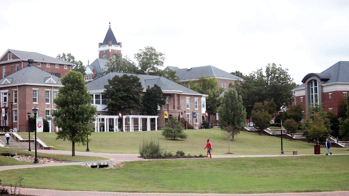 Winthrop University says it’s investigating an employee’s comments following Charlie Kirk’s assassination at a Utah college event. This 2019 file photo shows Winthrop’s campus.