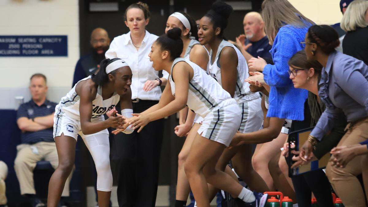 Aylesha Wade scored 34 points en route Clover’s win over Westside in the second round of the 5A state playoffs on Friday, Feb. 21, 2020.