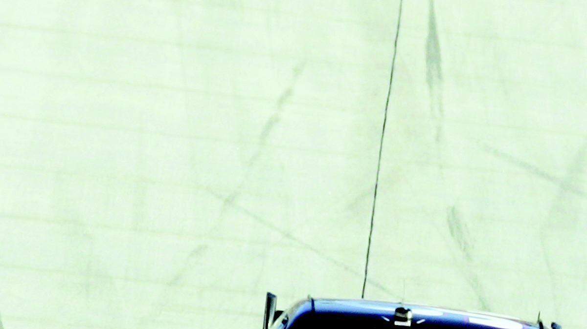 Carl Edwards does his customary backflip after winning the Dodge Dealers 400 on Sunday. Edwards' win moved him up to third in the point standings in the Chase for the Nextel Cup.