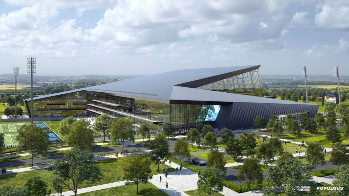 This rendering shows what the Carolina Panthers had planned to build in Rock Hill. Now, the city is looking to sell a portion of the site off Exit 81 and Interstate 77 to a new, unnamed business.