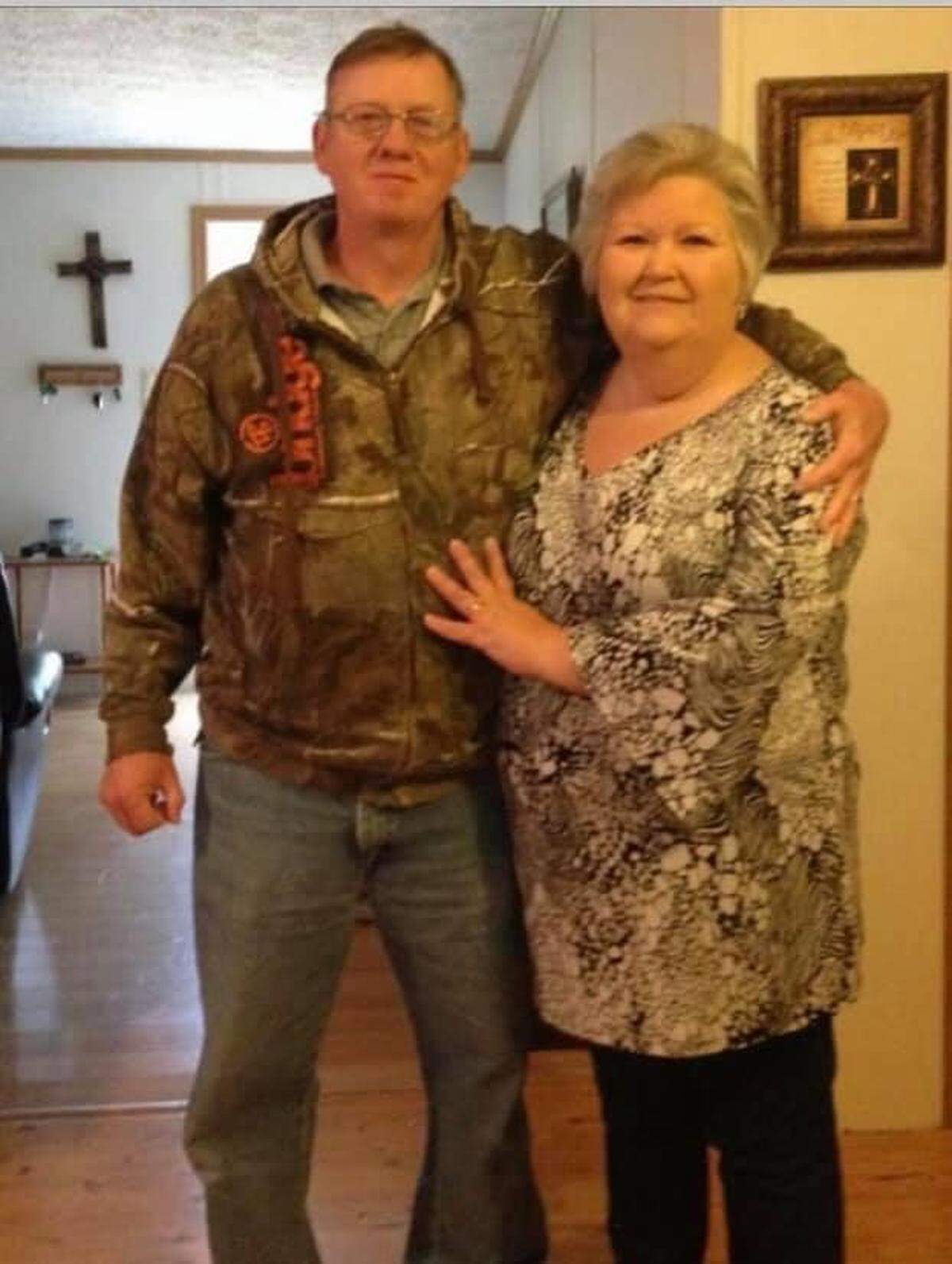 Ernest Wade Ayers, Jr., with wife Renee.
