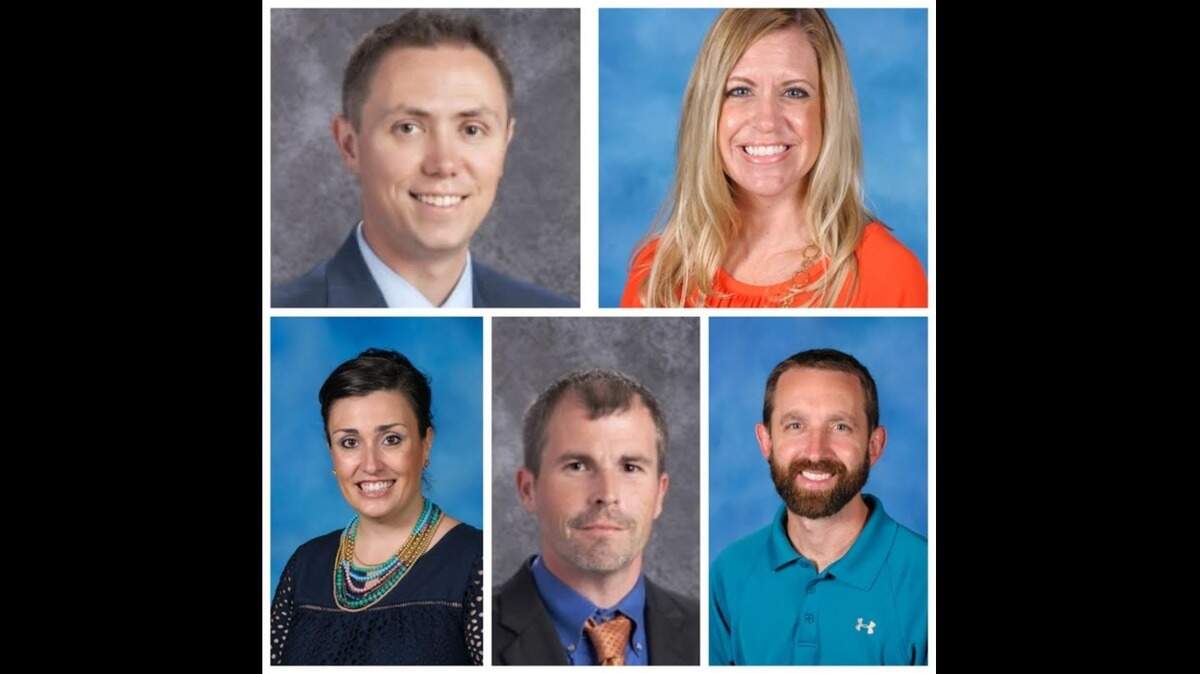 The Fort Mill school board on Tuesday approved the appointment of new principals. Top row from left: Gales Scroggs and Amanda Kubbs, bottom row from left: Brigitte Wagner, Chad Allen and Josh Burris.
