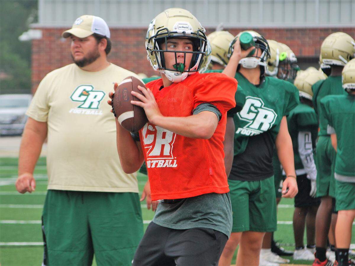 Catawba Ridge quarterback Harrison Wilson is one of several players that are being looked to lead the first year school on the football field this season.