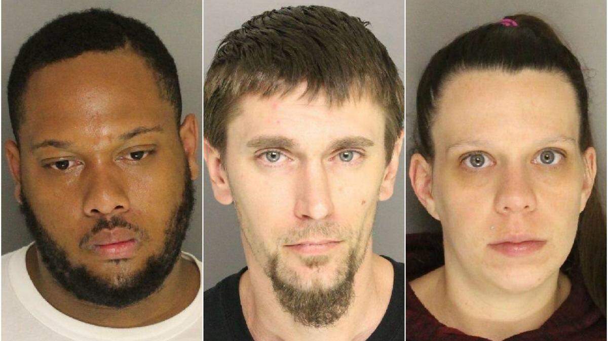 From left: Leonard King, Brandon Payne and Megan Woodward