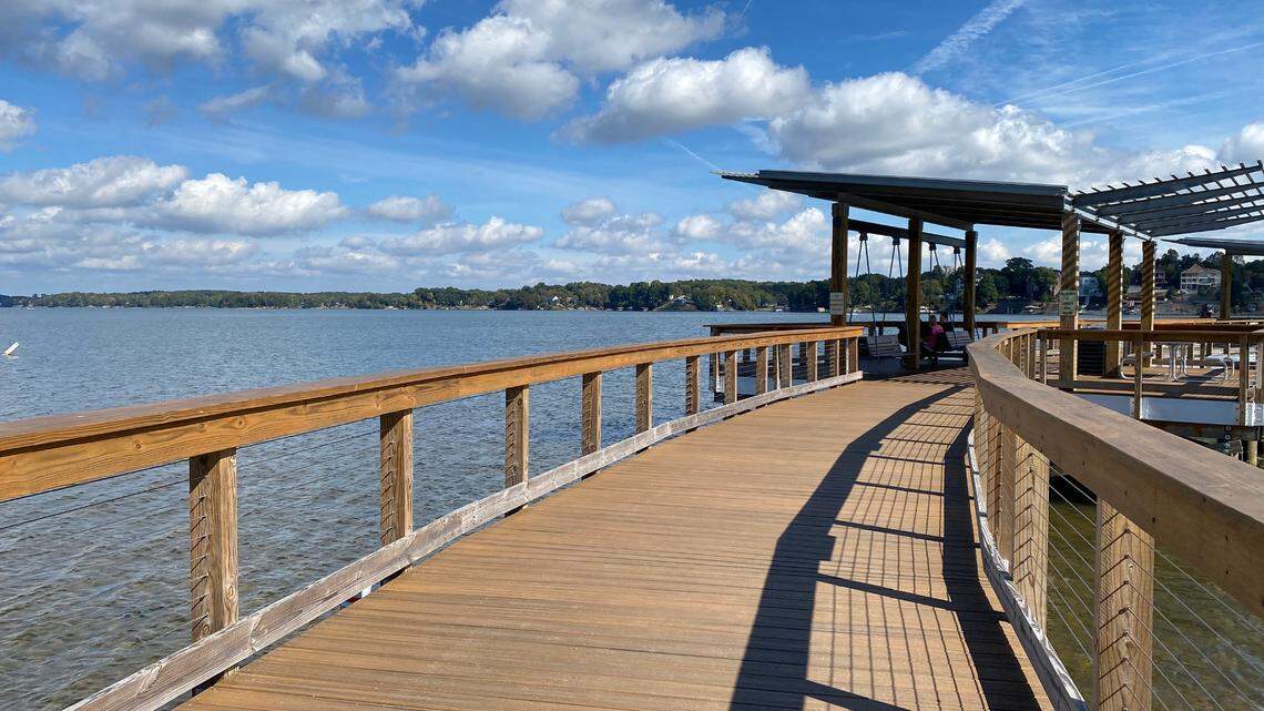 Ebenezer Park in Rock Hill features a 10,000-square-foot semicircle pier.