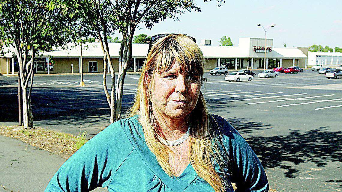 Dale Sauls stands at the site on Cherry Road where she was assaulted by Larry Gene Bell in 1975. At the time of the attack, she was married, and her name was Dale Sauls Howell. Bell was executed in 1996 after killing two girls in Columbia in 1985.