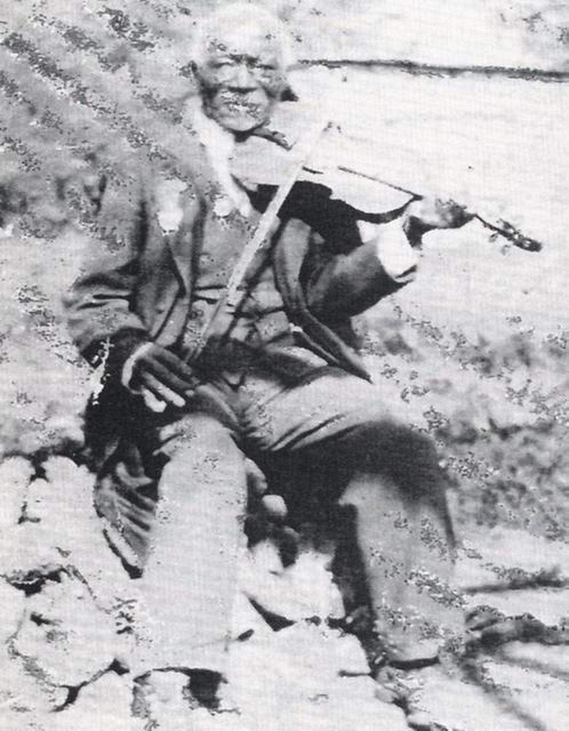 Wary Clyburn was a Union County pensioner who served in the Confederate Army. Earl Ijames, an N.C. Museum of History curator, said the photo probably was taken in 1913. Clyburn played the fiddle, considered a prime diversion of the time, Ijames said. Clyburn passed the picture down to his daughter.