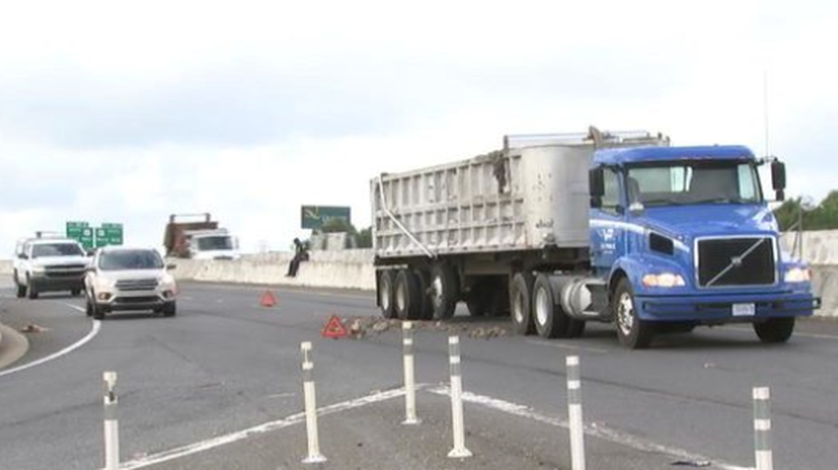 A spill of animal parts closed a northbound ramp to Interstate 77 in Rock Hill Tuesday morning.