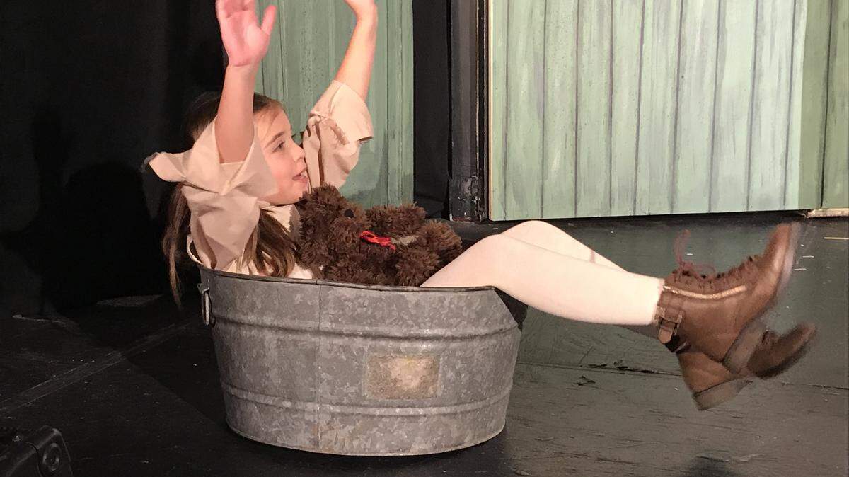 Macy Monczyski plays Molly, one of the orphans, in “Annie” at Rock Hill Community Theatre.