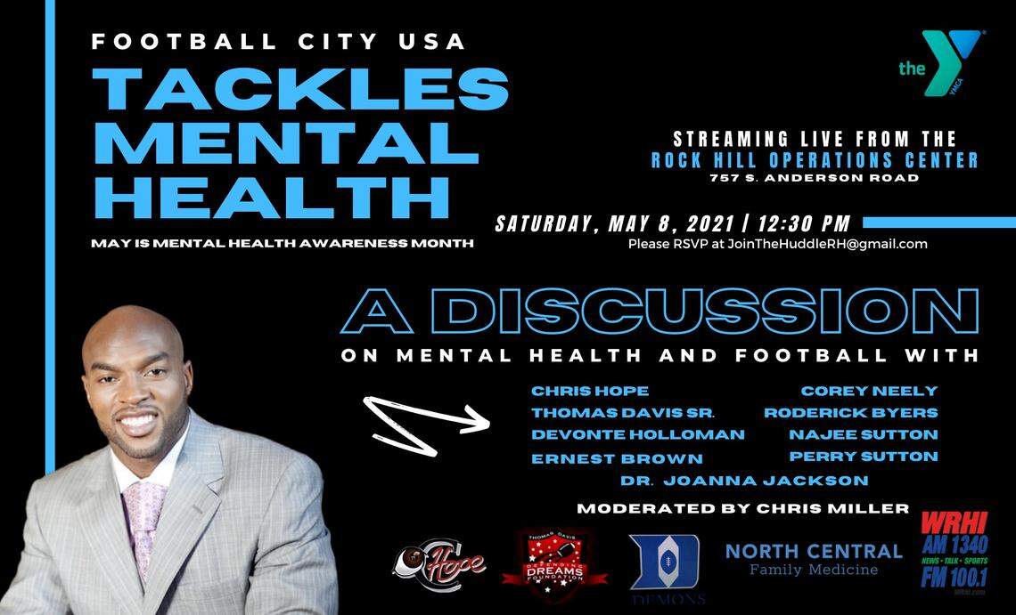 Here’s the graphic to Saturday’s mental health panel in Rock Hill.