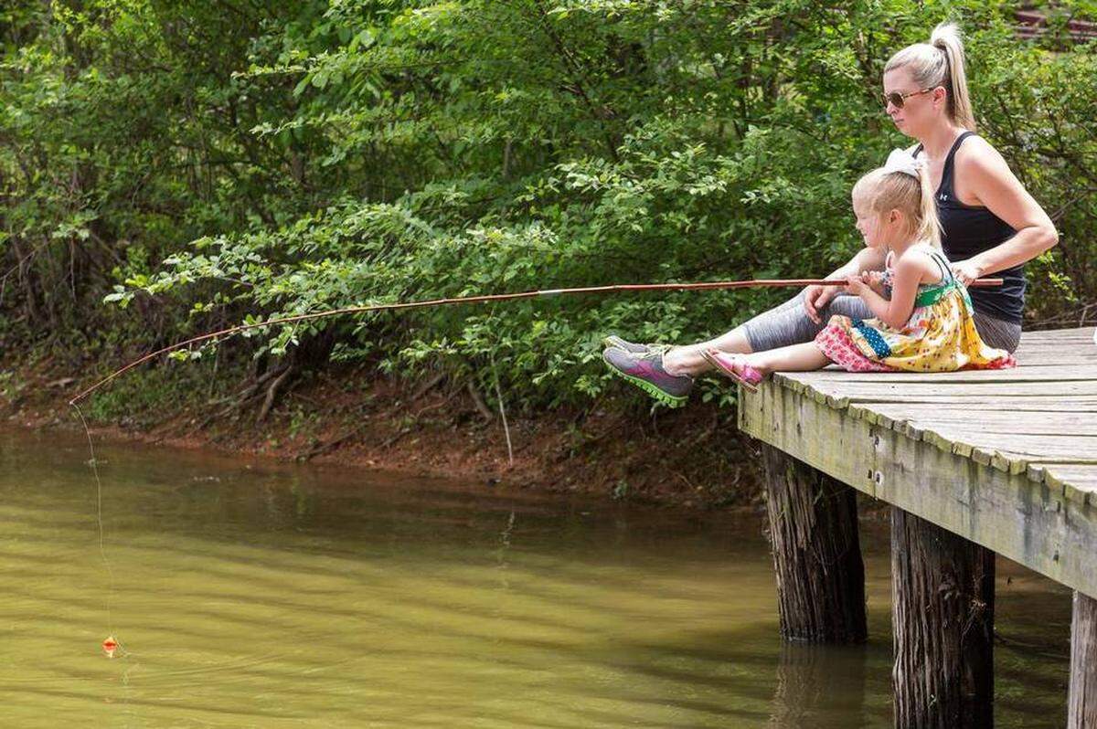 The Anne Springs Close Greenway offers fishing as part of its Earth Day activities.