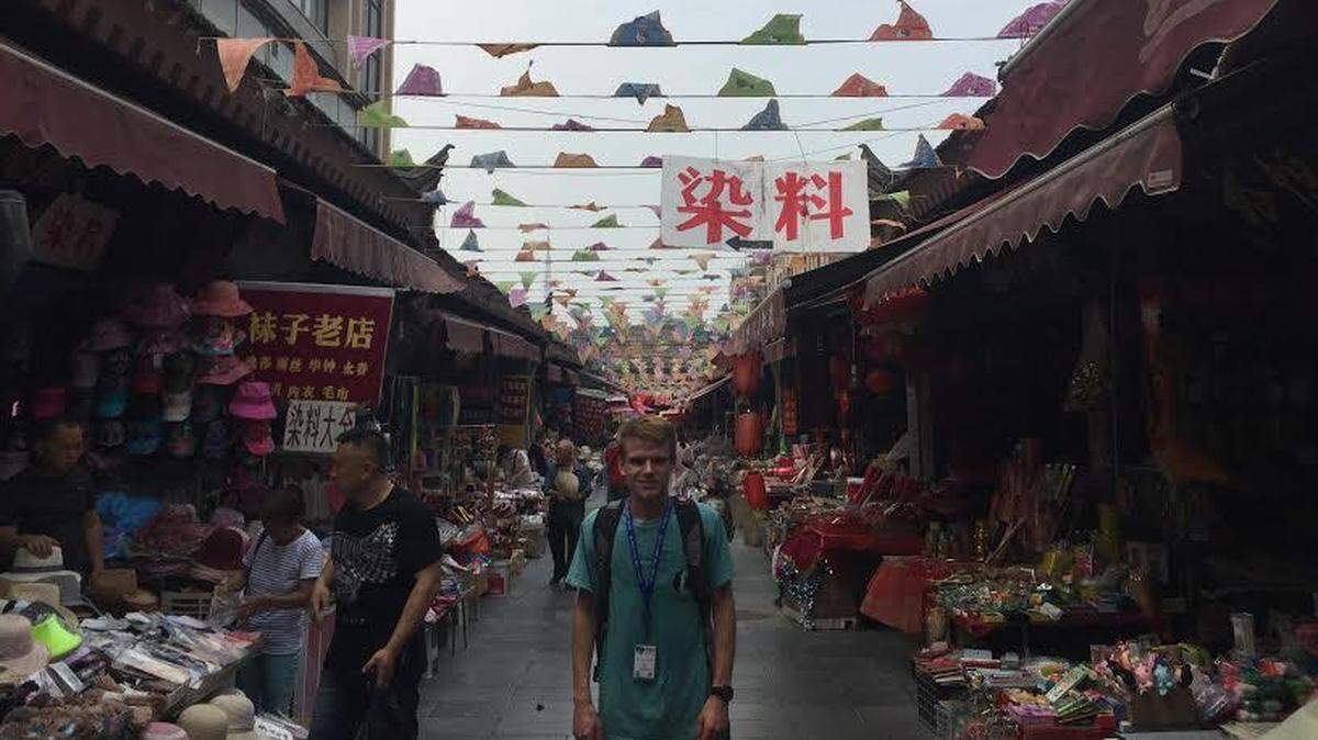 Benjamin Jackson, a Northwestern High School graduate, spent the summer in China studying Chinese thanks to a state department scholarship.
