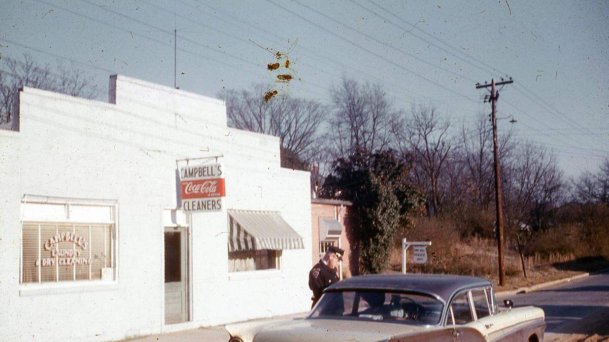 This circa 1957 photo of Campbell's Cleaners and the Fort Mill Police Department when they sat side by side where the police department is now. The department has grown over the past few decades to keep up with the town's enormous growth. Records show that crime has not increased proportionally with the town's population and physical size has grown.