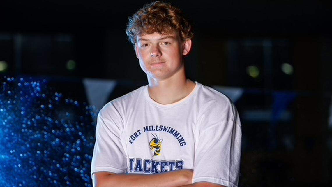Fort Mill swimmer Dominic Impens is The Herald high school sports athlete of the week