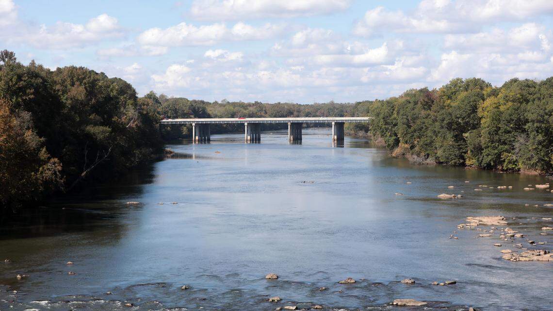 The search for an “armed and dangerous” suspect lead police to an unusual hiding place — in the Catawba River west of Charlotte, investigators say.