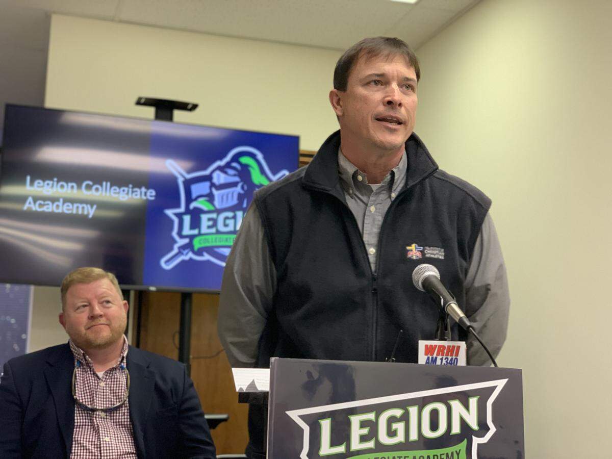 Legion Academy Athletic Director Strait Herron talks about the challenges of being AD and coaching the football team.