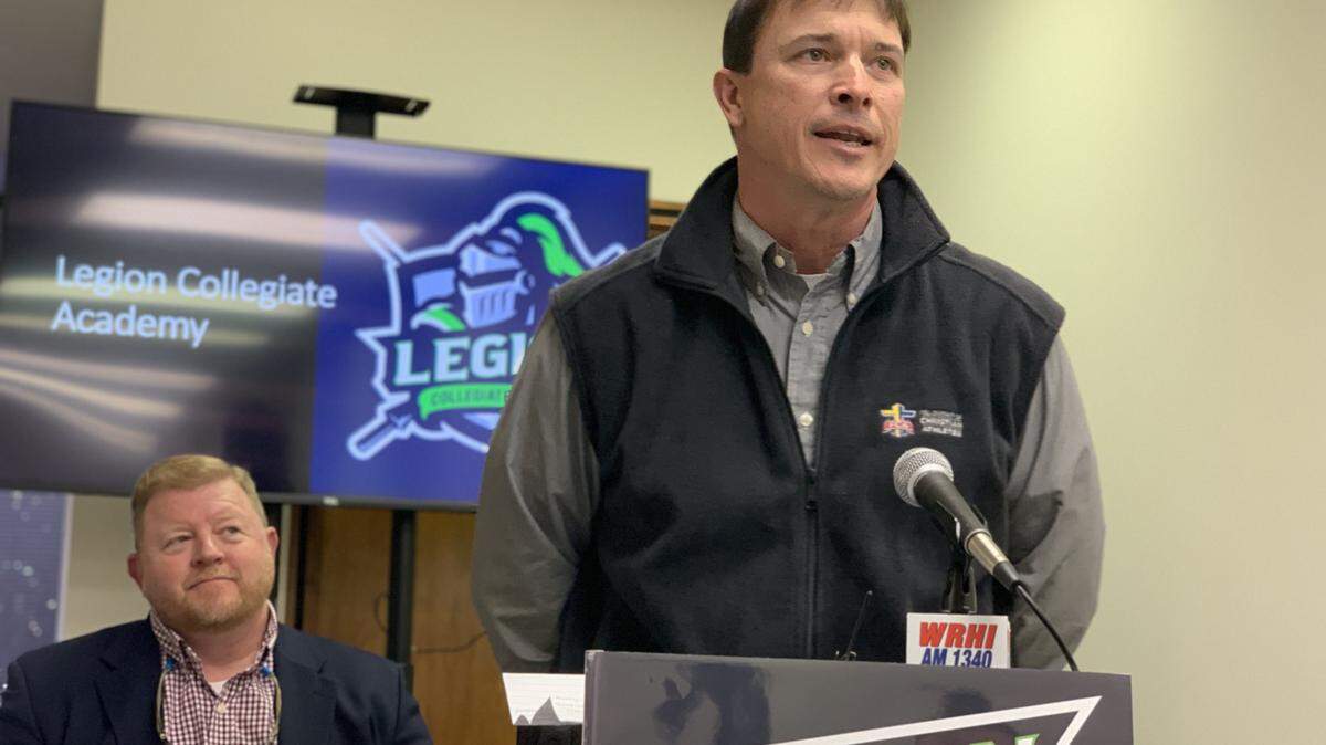 Legion Academy Athletic Director Strait Herron talks about the challenges of being AD and coaching the football team.